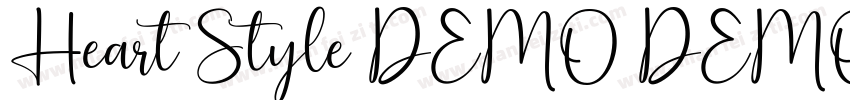 Heart Style DEMO DEMO字体转换